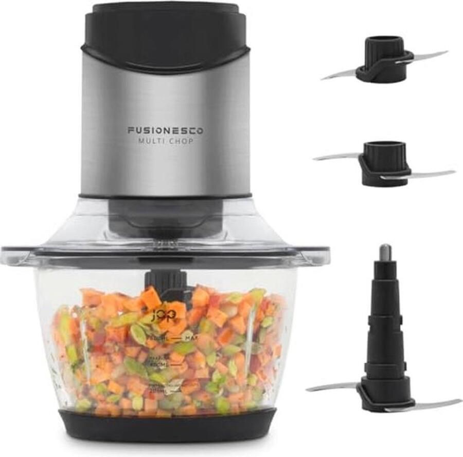 Universele elektrische hakmolen met 6 titanium messen 400 W multifunctionele voedselverwerker en chopper