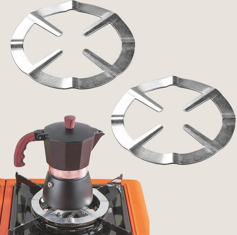 Universele gietijzeren wokring voor gasfornuis Duurzame pannendrager en rooster