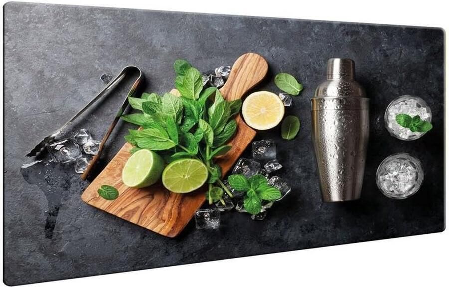 Universele Glasplaat 80x52 cm voor Keramische Kookplaat Hittebestendig en Spatbescherming