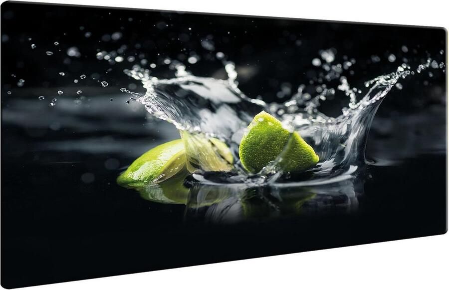 Universele Glasplaat voor Keramische Kookplaat 80x52 cm Groen Fruit Design