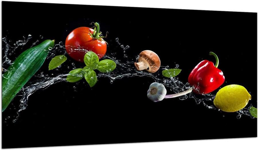 Universele Glasplaat voor Keramische Kookplaat 90x52 cm Snijplank en Spatscherm