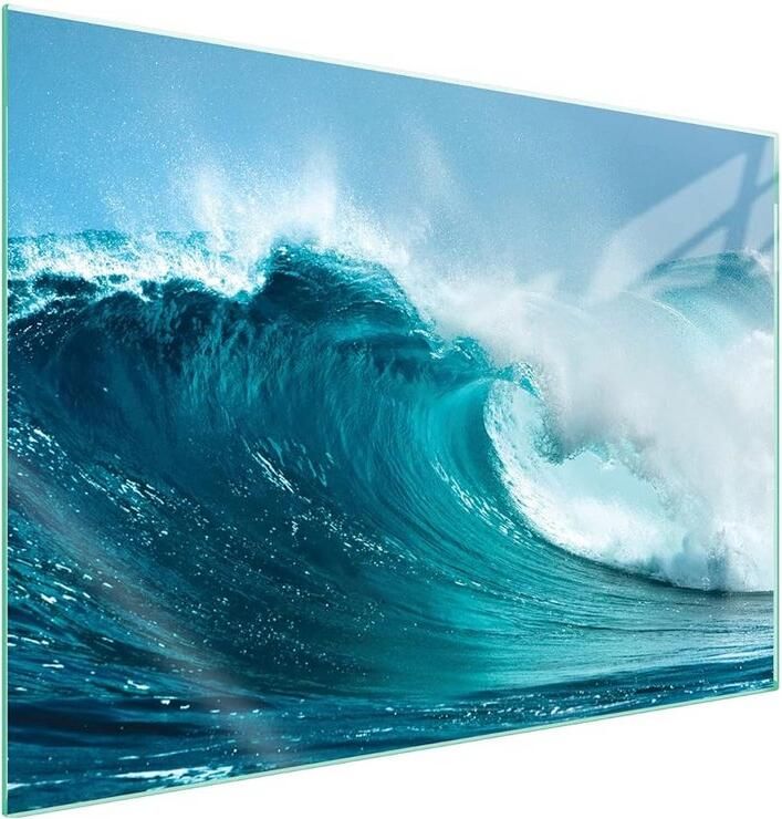 Universele Glazen Afdekplaat voor Fornuis 70x52 cm Spatwand Snijplank en Decoratie