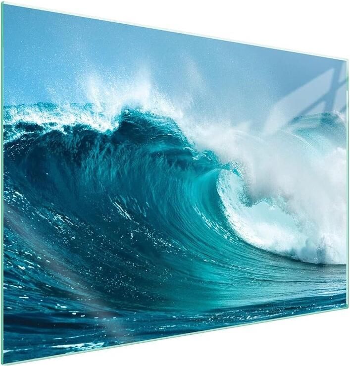 Universele Glazen Afdekplaat voor Fornuis 70x52 cm Spatwand Snijplank en Decoratie