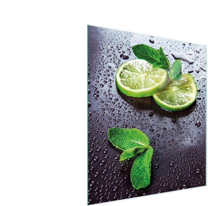 Universele Glazen Afdekplaat voor Kookplaat 45x52 cm Spatscherm & Snijplank