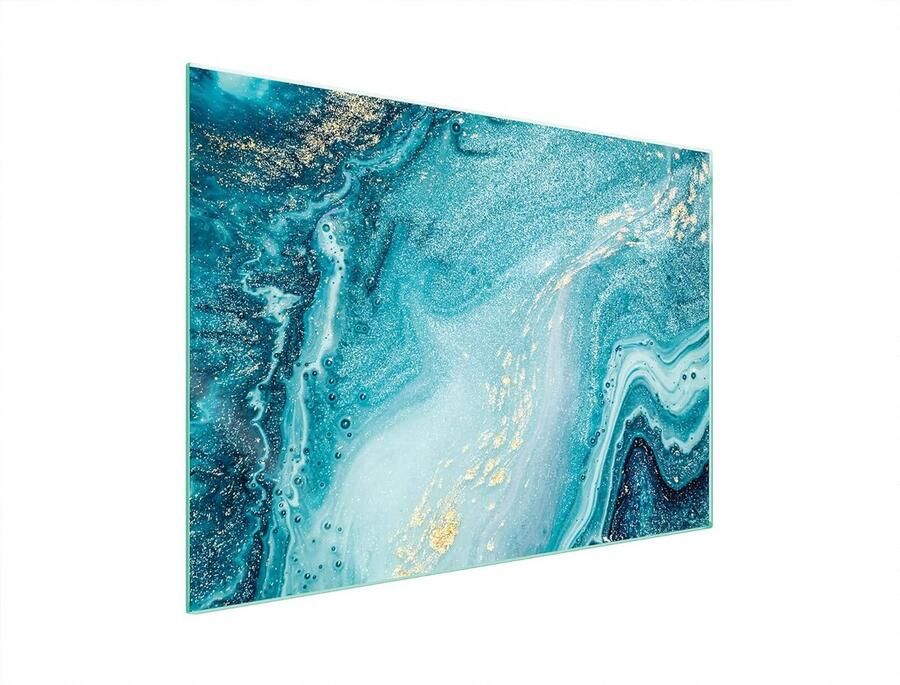 Universele Glazen Afdekplaat voor Kookplaat 70x52 cm Spatbescherming en Decoratieve Snijplank