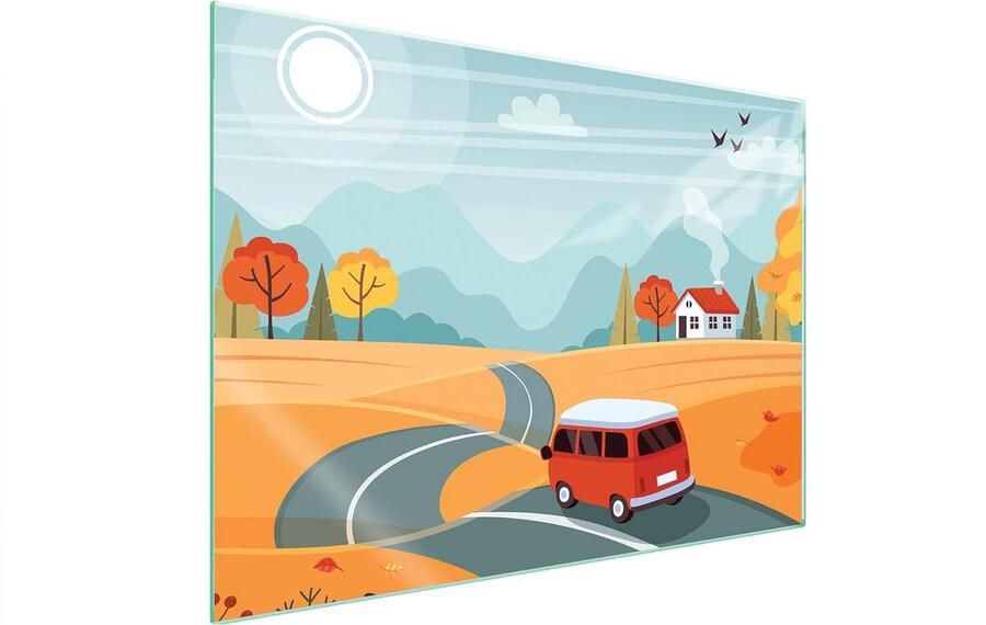 Universele Glazen Afdekplaat voor Kookplaat Spatbescherming & Snijplank (70x52 cm)