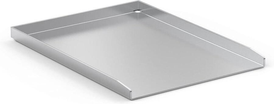 Universele Grillpan Bakplaat BBQ Buiten Koken Roestvrij Staal 40 x 30 cm Zilver