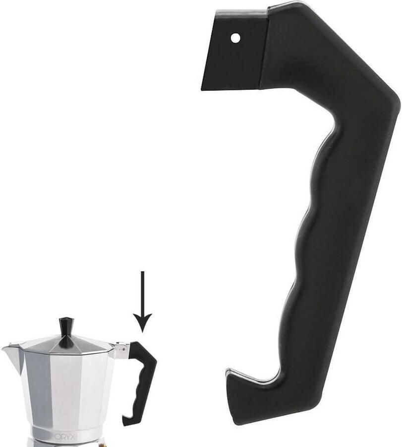 Universele Handgreep voor Aluminium Koffiezetapparaat 9 en 12 Kopjes