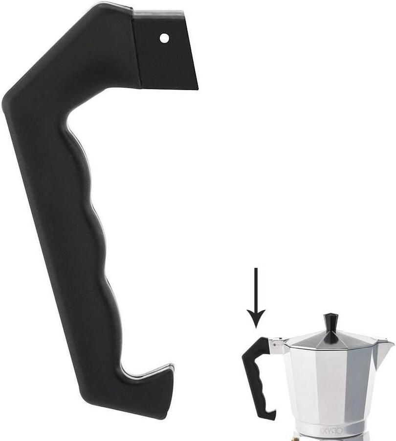 Universele Handgreep voor Aluminium Koffiezetapparaat 9 en 12 Kopjes