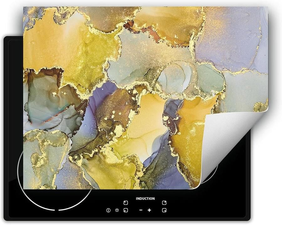 Universele Inductiekookplaat Beschermer 80x52 cm Marmer Design