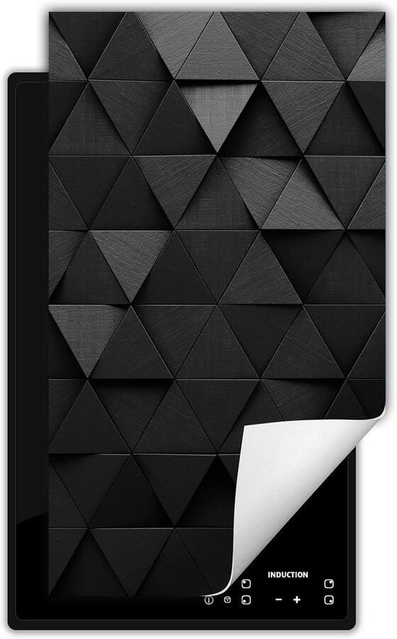 Universele Inductiekookplaat Beschermer Donkergrijs 30x52 cm Duurzaam