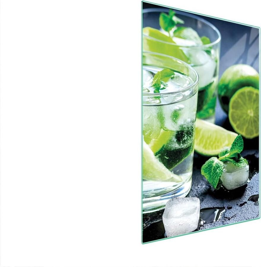 Universele Keramische Kookplaat Afdekplaat en Snijplank Glas 35x52 cm Hittebestendig