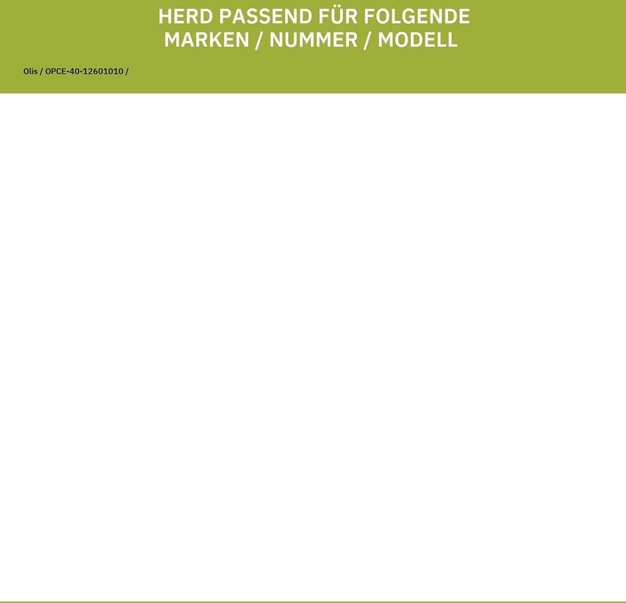 Universele Kookplaat 220 mm 2600W 230V Vervangend Onderdeel