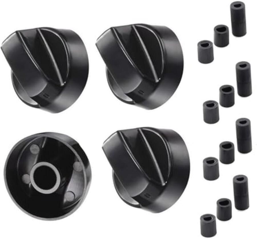 Universele Kookplaatknoppen 4 Stuks voor Fornuis en Oven