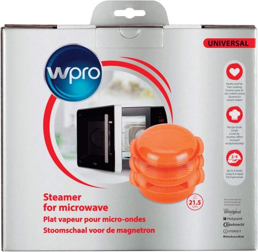 Universele Magnetron Stoompan met Filter Gezond Koken en Stomen