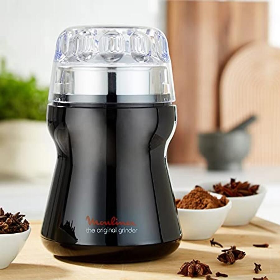 Universele Molen voor Koffie Specerijen en Noten 180 W Zwart