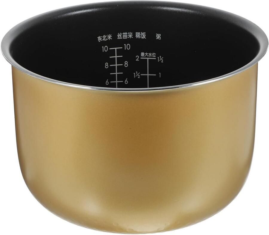 Universele Rijstkoker Binnenpan 5 Liter met Antiaanbaklaag