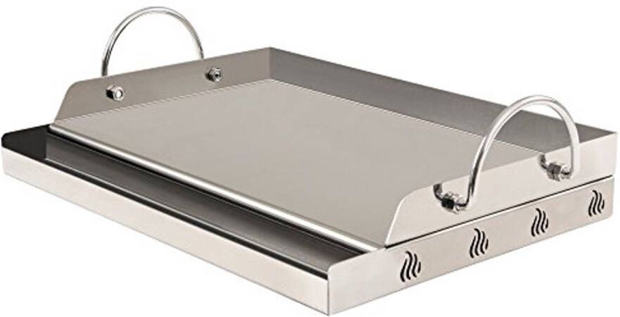 Universele Roestvrijstalen Grillplaat voor BBQ 64 x 40 5 cm