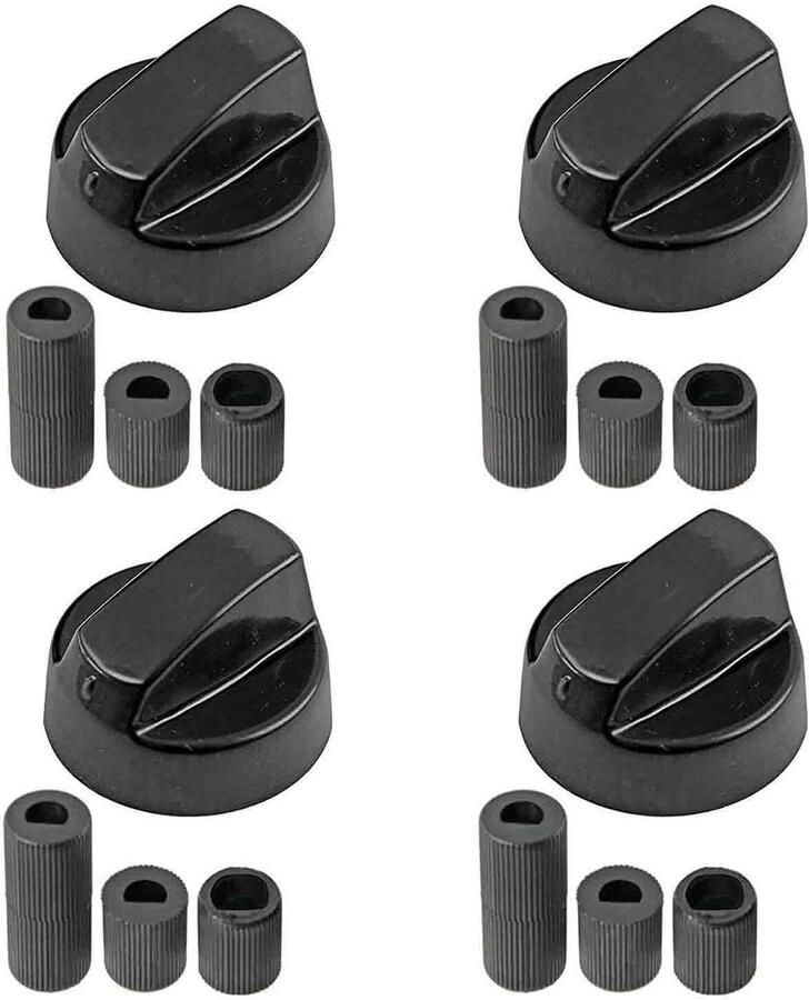 Universele schakelknoppen voor ovens fornuizen en kookplaten (4-pack)