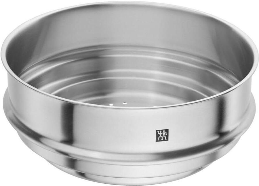 Universele Stoominzet Rond Inzetstuk Gezond Koken Roestvrij Staal 20-24 cm Pannen Zilver
