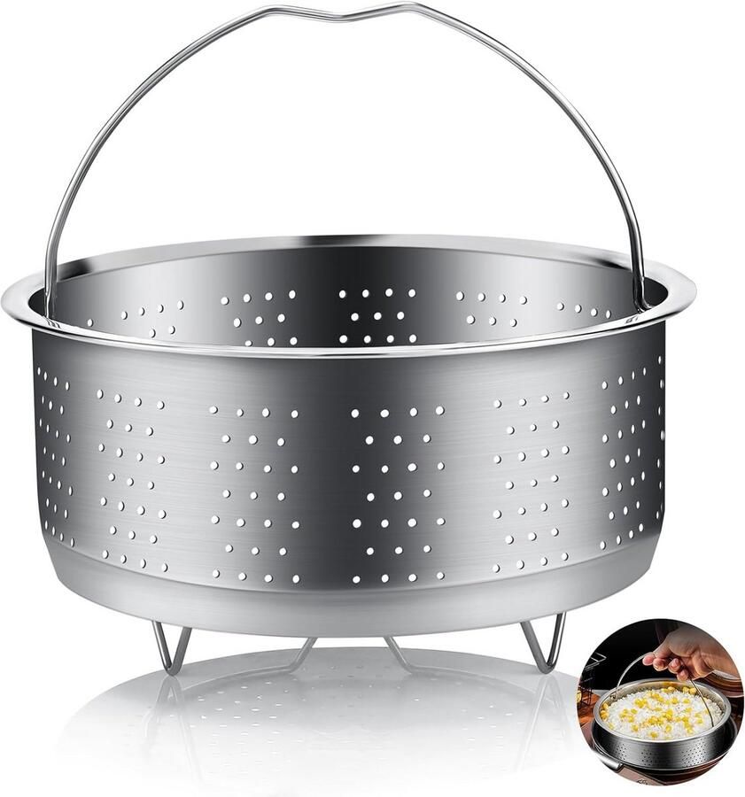 Universele Stoominzet voor Kookpannen Roestvrij Staal