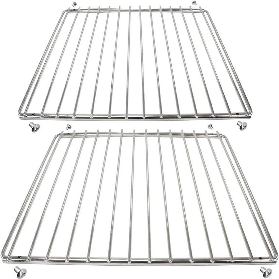 Universele Verstelbare Grillplank voor Oven en Fornuis Vast Model 2 Stuks
