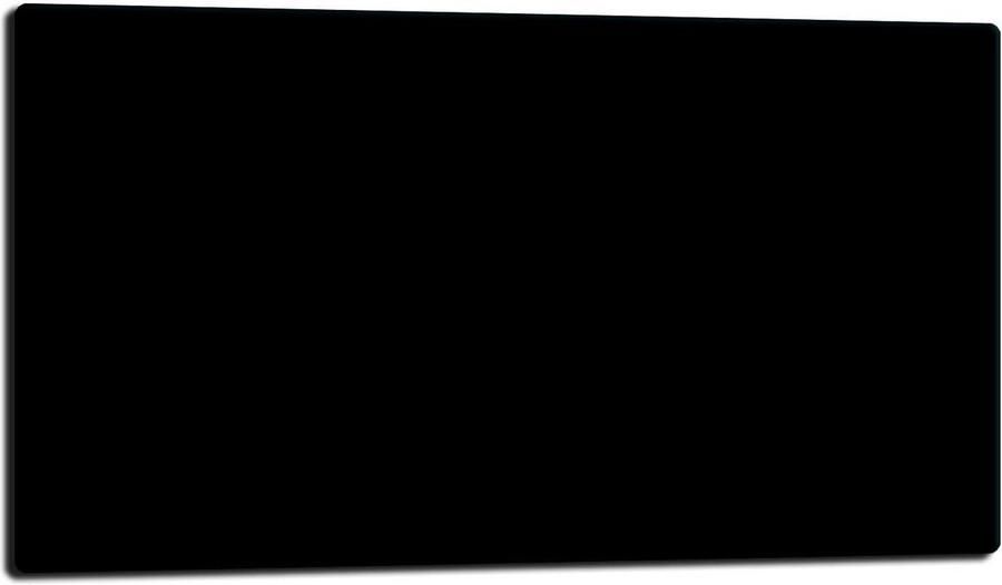 Universele Zwarte Glazen Afdekplaat voor Kookplaat 80x52 cm Spatbescherming en Snijplank