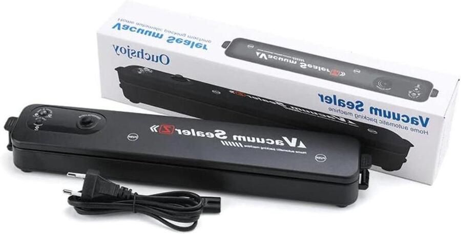 Vacumeerapparaat Vacumeermachine Sealer Voedsel Vers Houden Krachtige Zuigkracht Niet Gespecificeerd Zwart