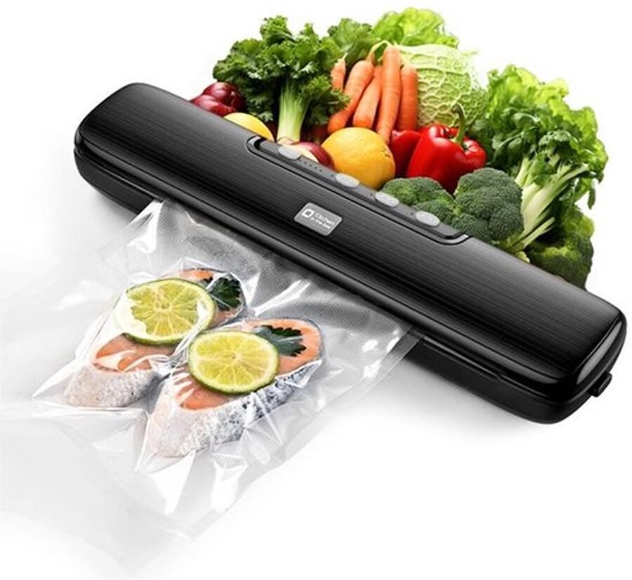 Vacumeermachine 5-in-1 Modus 135 Watt Vermogen 41x8 8x9 8 Centimeter Kunststof Voor Vlees Vis Groenten
