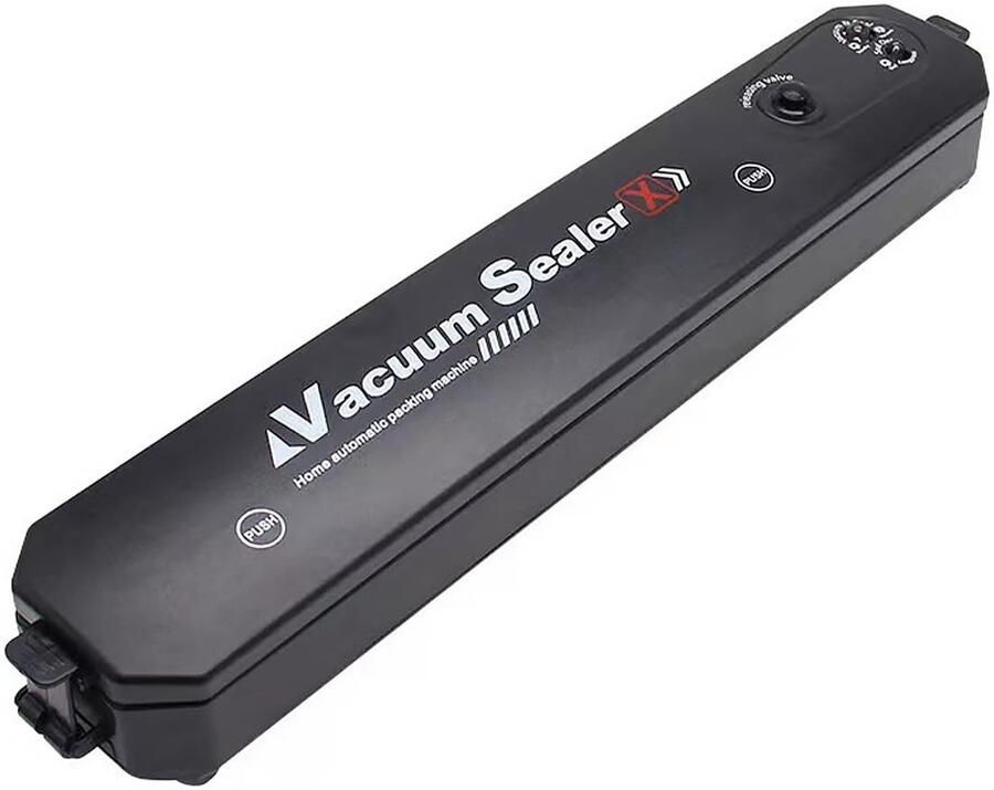 Vacumeermachine Automatische Voedselverpakking met 10 Gratis Zakjes Zwart