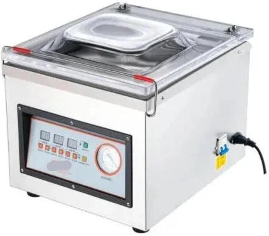 Vacumeermachine met Digitale Bediening Vacuum Sealer Vacuummachines Foodsaver Seal Apparaat 120W Kamer Vacuümapparaat DZ-260C-V2