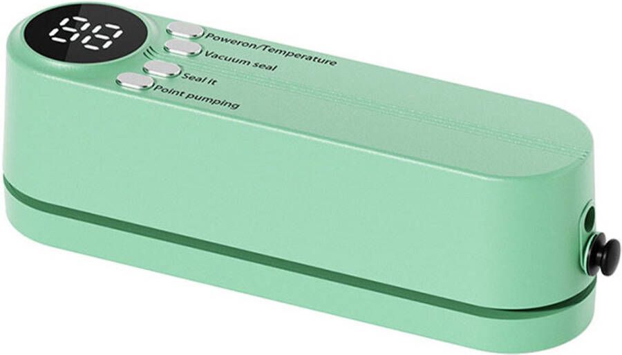 Vacumeermachine Stofzuiger Vacumeerzakken Vacuum Sealer Draagbare stofzuiger 3 temperatuurniveaus USB Geschikt voor plastic zakken groente