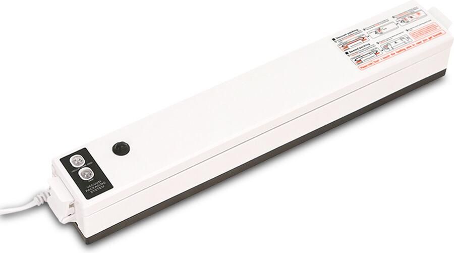 Vacumeermachine – Vacuüm Sealer – Vacumeerapparaat Met gratis Mes en Sealzakjes Wit