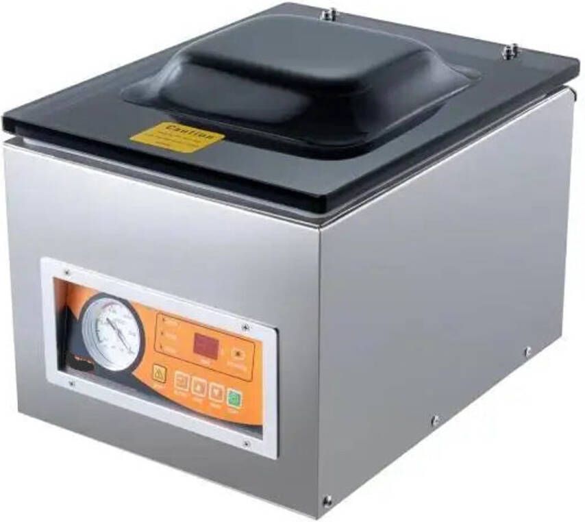 Corenia Vacumeermachine Vacuümverpakkingsmachine Vacuümmachines Kamermodel Vacuümsealer met 260W Vermogen en 26 cm Seallengte Commerciële Foodsaver Seal Apparaat voor Nat Voedsel en Vlees - Foto 2