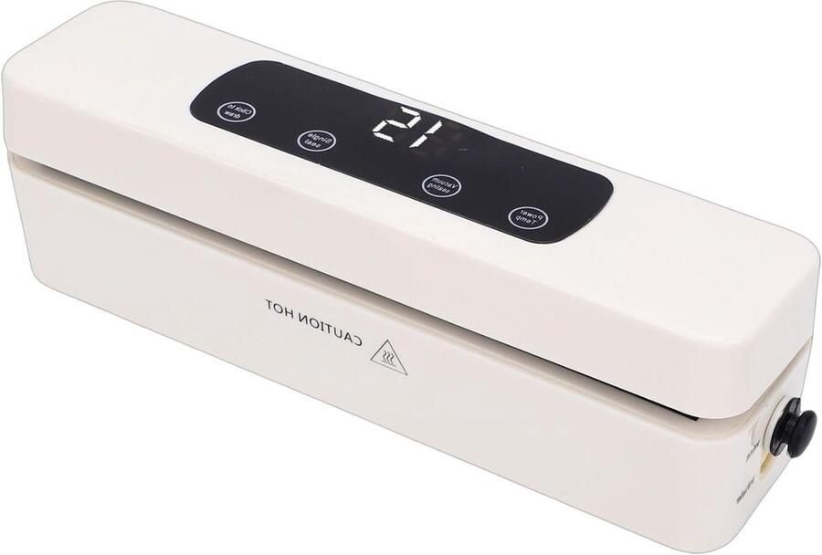 Vacumeermachine Voedsel Voedselsealer Vacuüm Voedsel Vers Houden LCD Display Compact Zwart