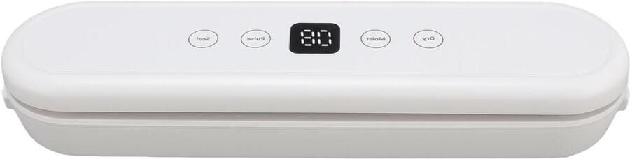 Automatische Vacumeermachine Voedselconserver Voedsel Vers Houden Krachtige Zuigkracht Compact Zwart
