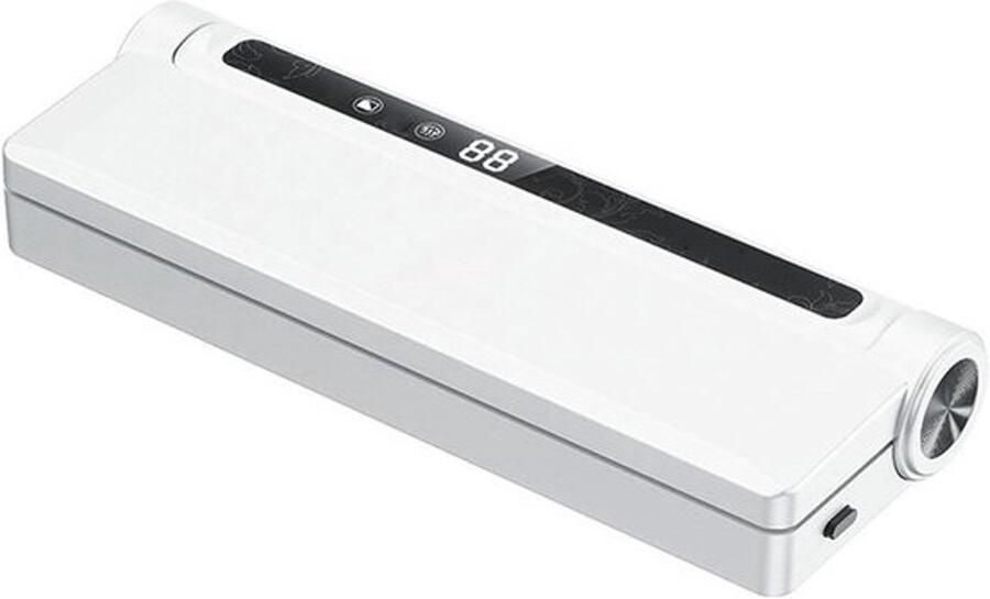 Vacumeermachine Voedselsealer Voedsel bewaren Compact display met led 29 cm breed Zwart