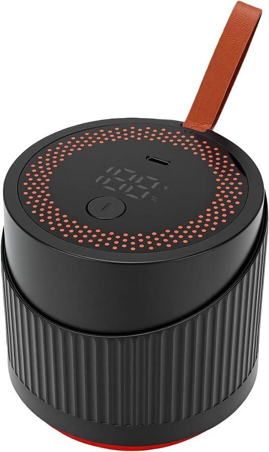 Vacumeermachine voor Potten Draadloze Sealer Voedsel Conserveren Snel Afsluiten 40 Sec Grote Batterij Capaciteit Zwart