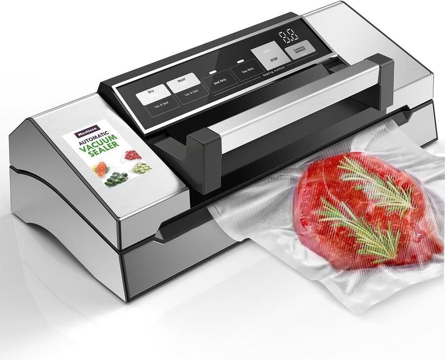 Vacumeermachine Mesliese 95kPa 140W Dubbele sealband Ideaal voor marineren ShopVlot