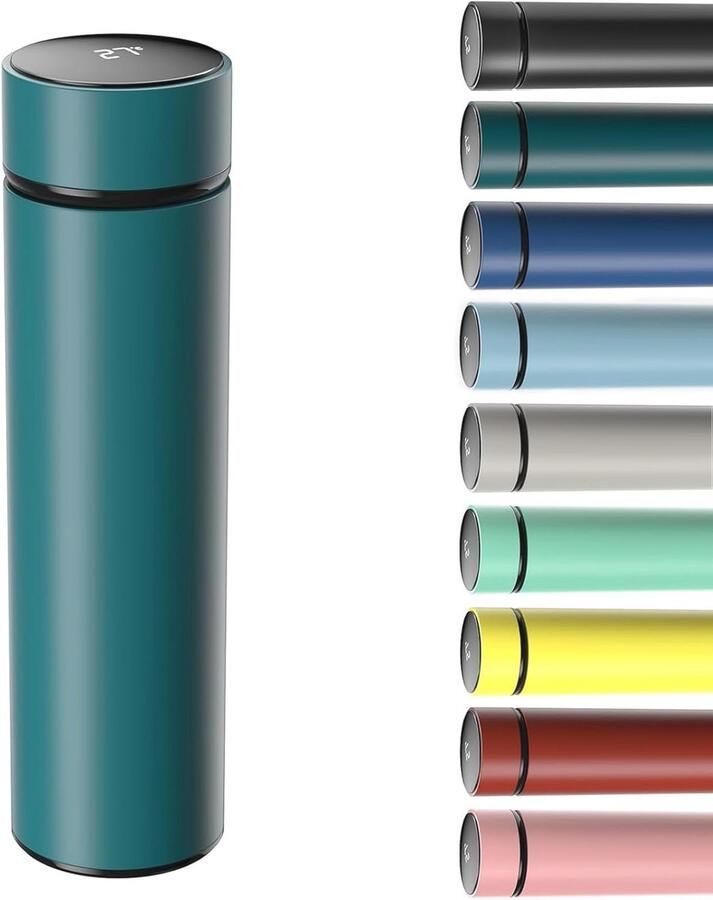 Vacuüm Geïsoleerde Thermosfles 500 ml met Temperatuurweergave Ideaal voor Thuis Kantoor en Reizen