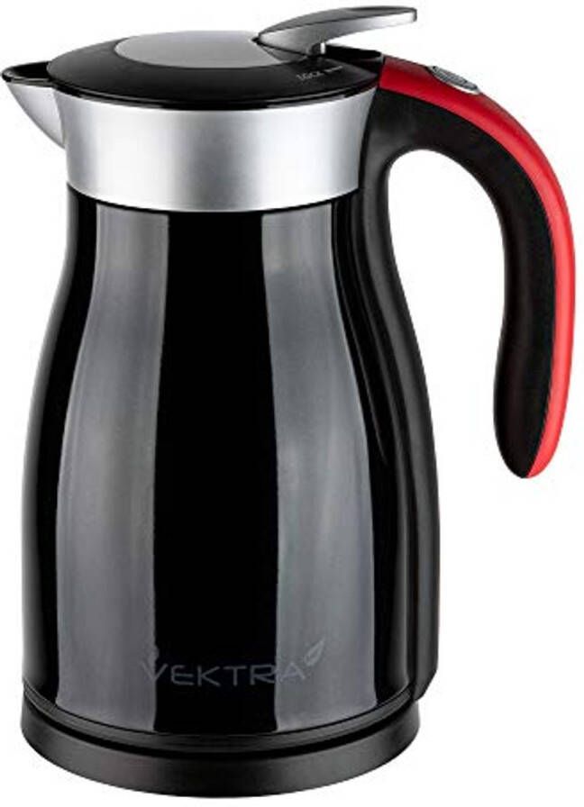 Vacuum Geïsoleerde Waterkoker 1.7 L RVS Dubbelwandig Thermos met Warmtefuncties en Veiligheidsslot