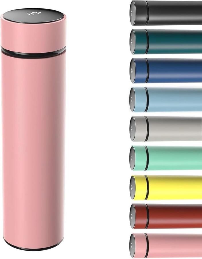 Vacuüm Isolatie Thermosfles 500 ml met LCD Temperatuurweergave Perfect voor Sport Reizen en Thuis