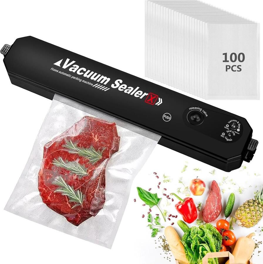 Vacuum machine for food vacuum cleaner vacuum sealer foil welder automatic vacuum sealer for dry or moist food and ShopVlot