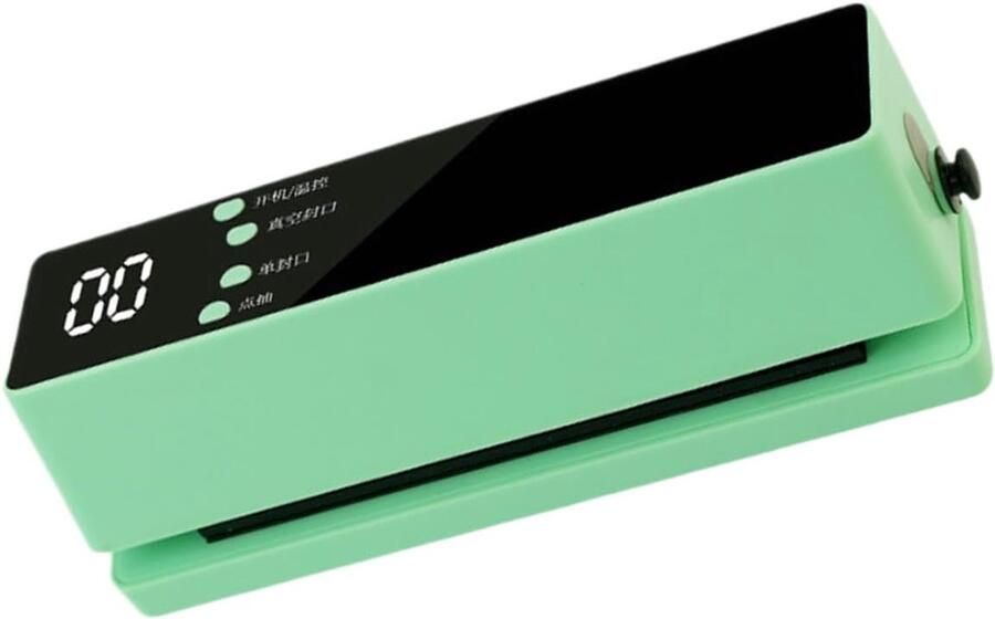 Vacuüm Machine Voedsel Bewaren Keuken Organisatie Draagbaar Ontwerp 17.5 cm Lengte Groen