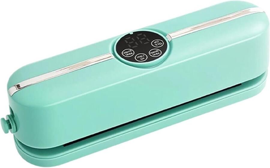 Vacuüm machine Voedsel sealer Voedsel bewaren Draadloze compacte machine Mini formaat Lichtgroen