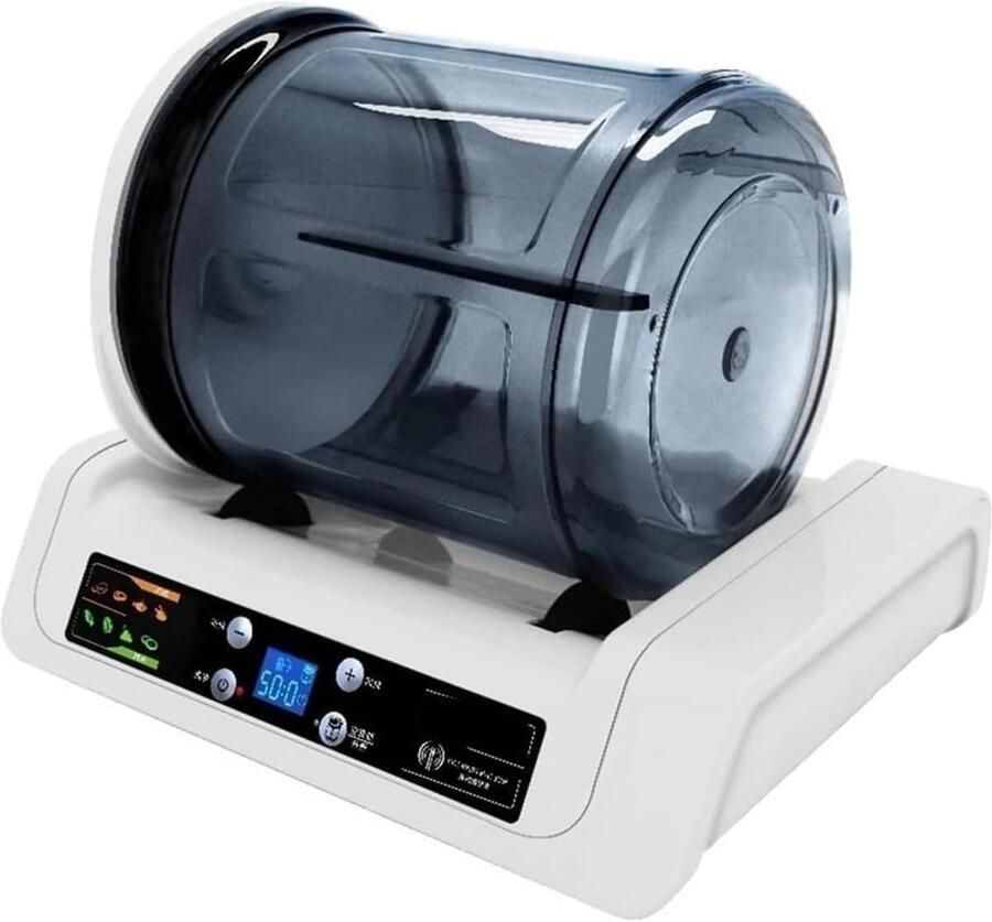 Vacuüm Marinateerapparaat Vlees en Groente Tumbler Snel Smaak Infuseren Automatische Langzame Draaiing 7L Capaciteit Transparant