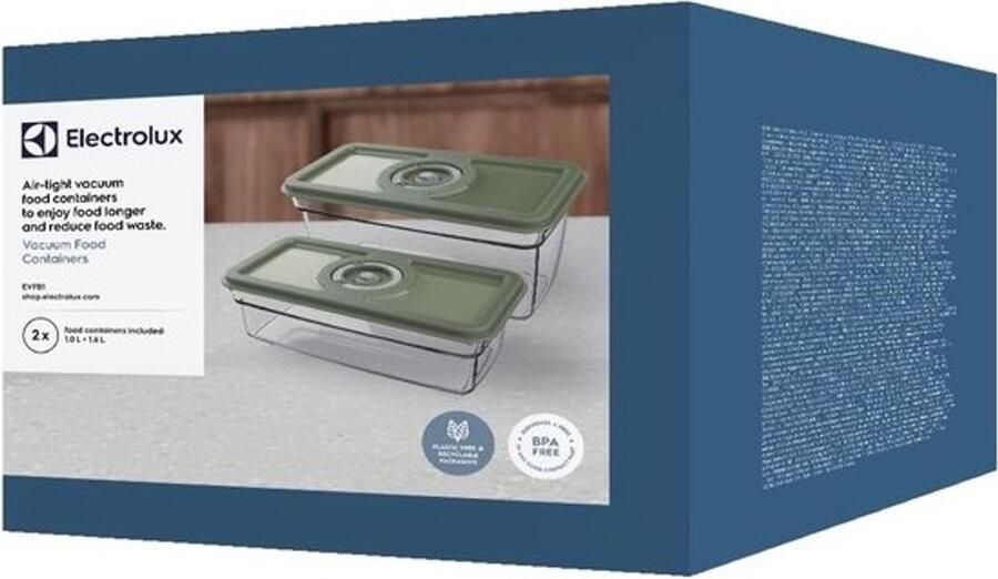 Vacuüm Opslagcontainer Voedselbewaring Doos Langer Vers Houden Luchtdichte Flip-top 16 Liter Groen