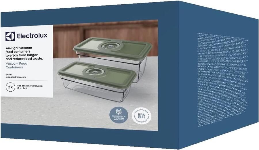 Vacuüm Opslagcontainer Voedselbewaring Doos Langer Vers Houden Luchtdichte Flip-top 16 Liter Groen