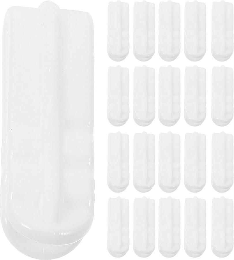 Vacuüm Sealer Clips Zakafsluiters Voedsel Bewaren Lekvrije Luchtdichte Afsluiting 40 Stuks Wit