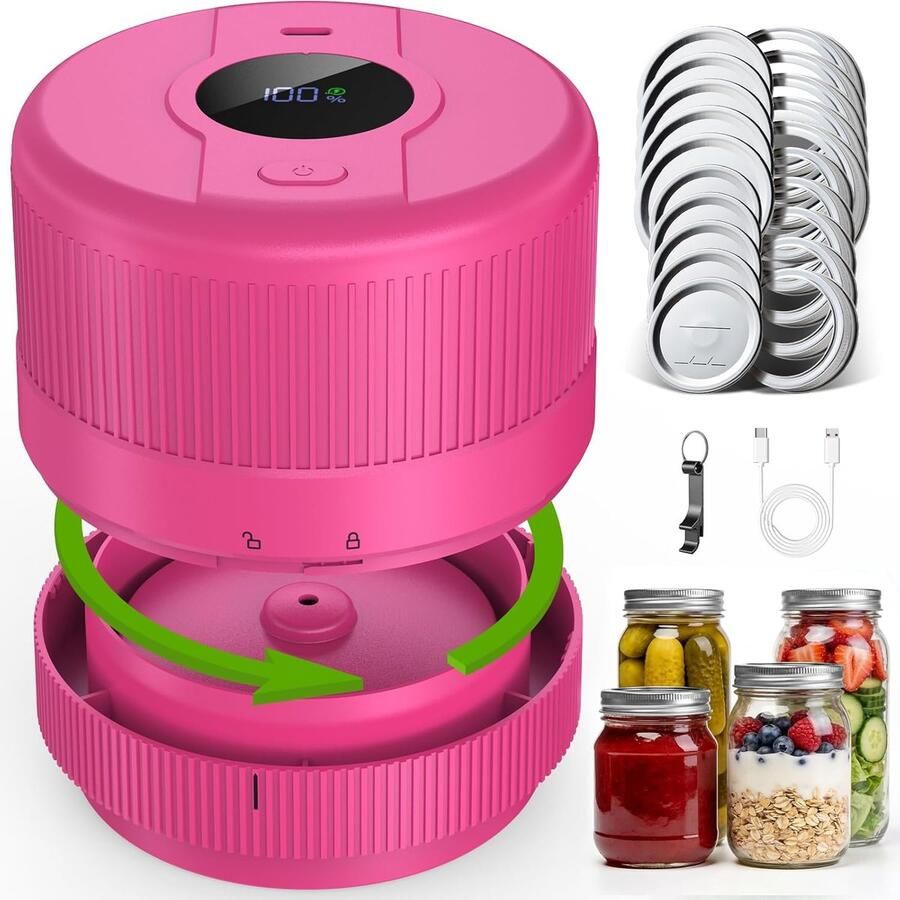 Vacuum Sealer for Glass Containers Vacuum Machine Mason Jar Vacuum Sealer Vacuum Sealer for Canning Jars for Food ShopVlot